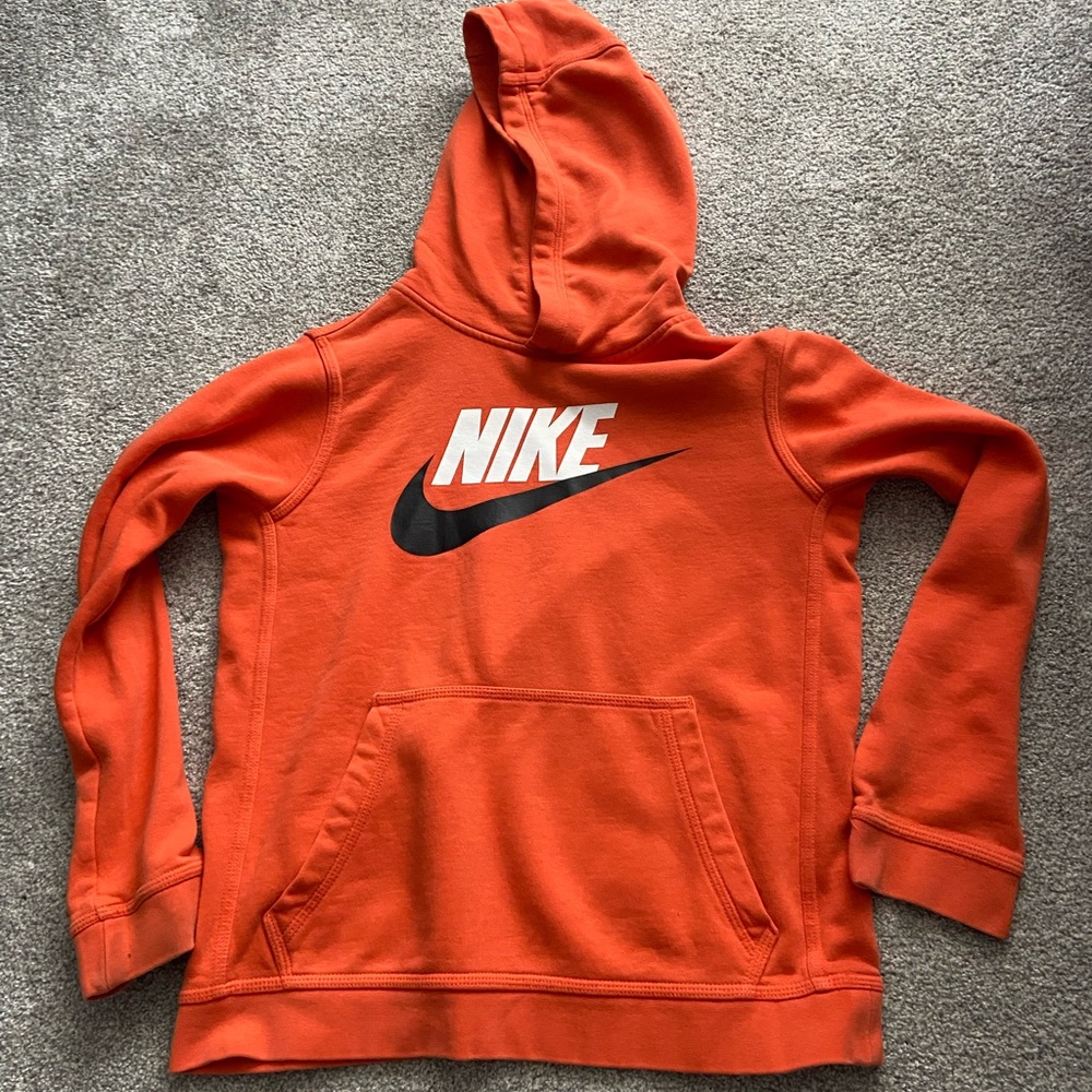 Nike orange youth large hoodie